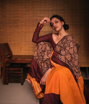 Kalamkari - Brown