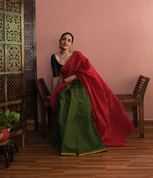 Reddish Pink | Green
