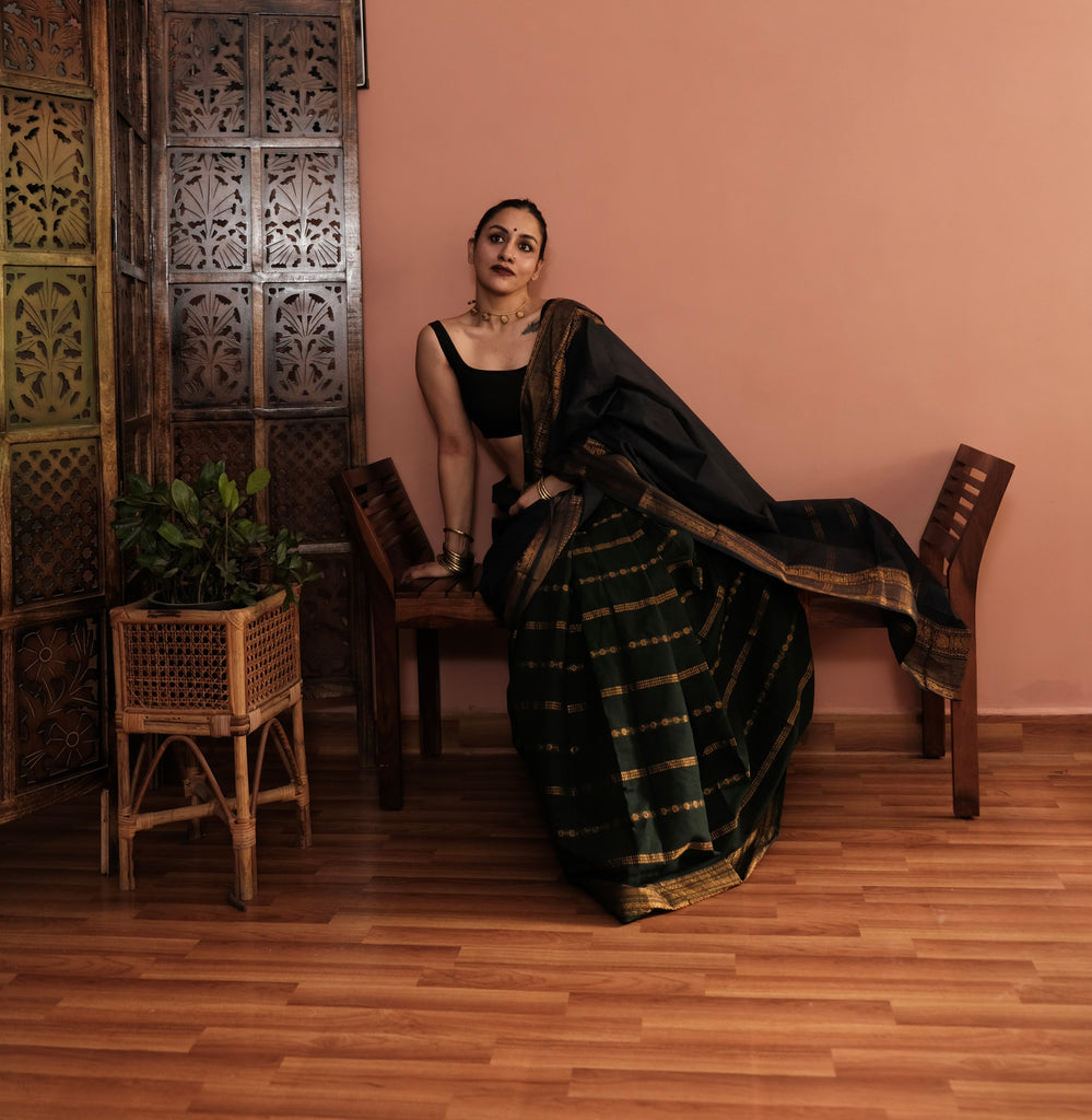 Black | Bottle Green