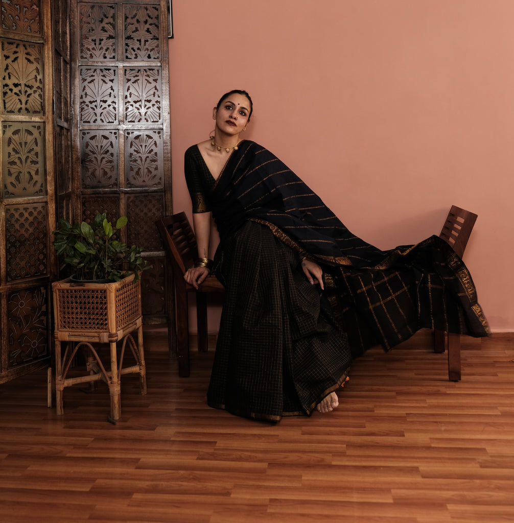 Black | Black Checkered