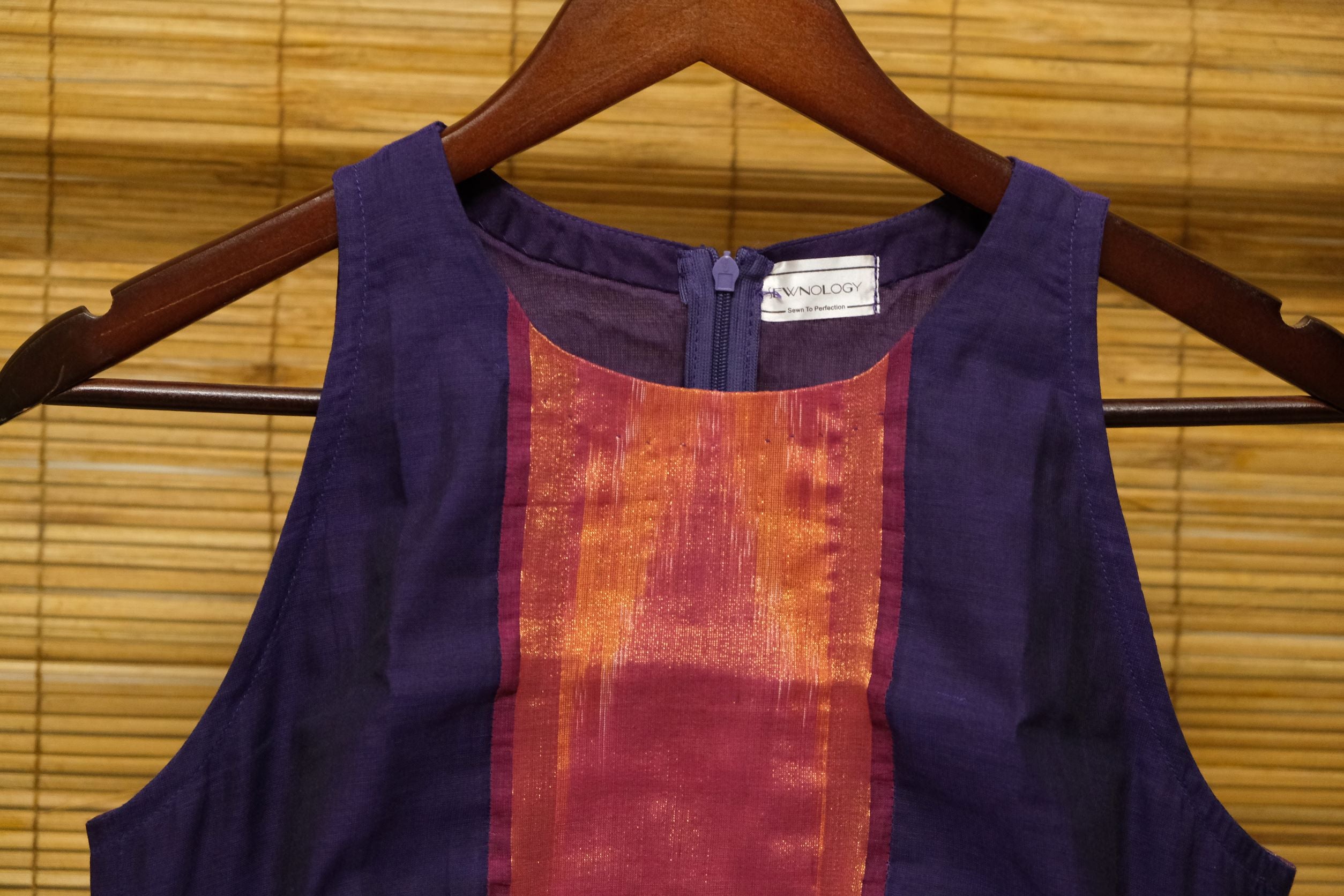 Purple | Crop Top Skirt Set