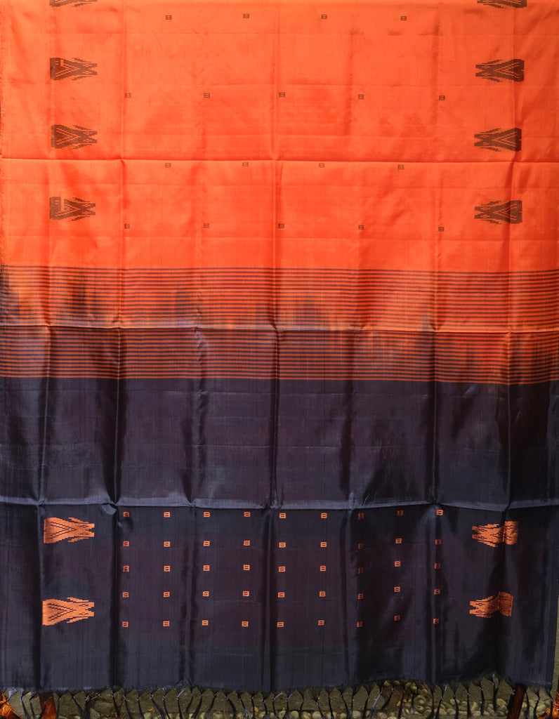 Vermillion Orange | Navy